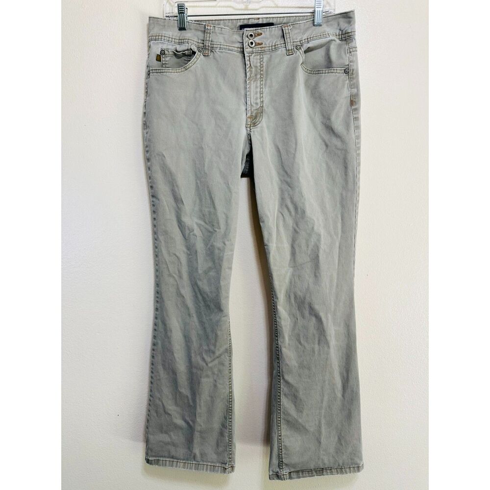 Bandolinoblu Arianna Bootcut Khaki Women's Size 14 Plus Size Jeans